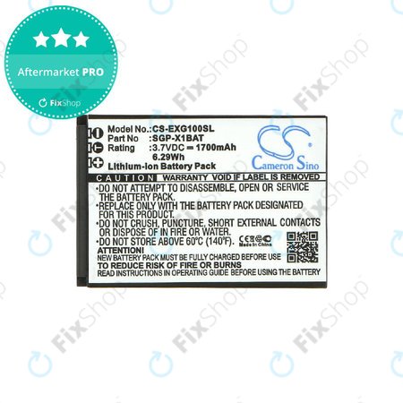 Baterie pro Evolveo StrongPhone X1, 1700mAh, Li-ion, 3.7V, SGP-X1BAT, HQ