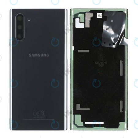 Samsung Galaxy Note 10 - Bateriový Kryt (Aura Black) - GH82-20528A Genuine Service Pack