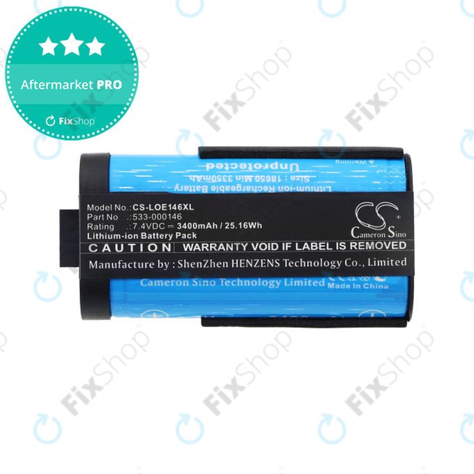 Baterie pro Logitech Ultimate Ears Megaboom 3, Ultimate Ears MegaBlast, 3400mAh, Li-Ion, 7.4V, 533-000146, HQ