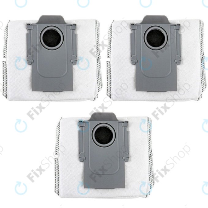 Sáček do vysavače, 3 ks, Aktivní uhlí pro Xiaomi Roborock Q-series