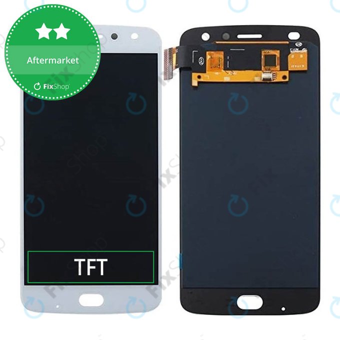 Motorola Moto Z2 Play XT1710-09 - LCD Displej + Dotykové Sklo (White) TFT