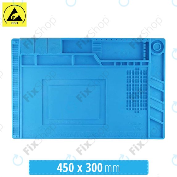 ESD Antistatická Teplovzdorná Silikonová Podložka - 45 x 30cm