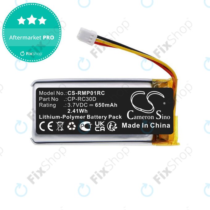 Baterie pro Razer Naga Pro, Basilisk Ultimate, 650mAh, Li-Pol, 3.7V, CP-RC30D, HQ