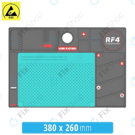 Refox RF4 Work Platform - ESD Antistatická Teplovzdorná Silikonová Podložka