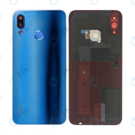 Huawei P20 Lite - Bateriový Kryt + Čtečka Otisku (Klein Blue) - 02351VTV, 02351VNU Genuine Service Pack