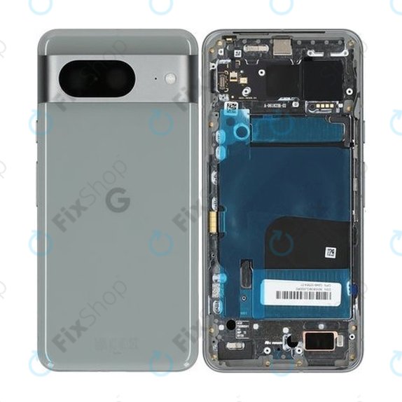 Google Pixel 8 GKWS6 G9BQD - Bateriový Kryt (Hazel) - G949-00564-01 Genuine Service Pack