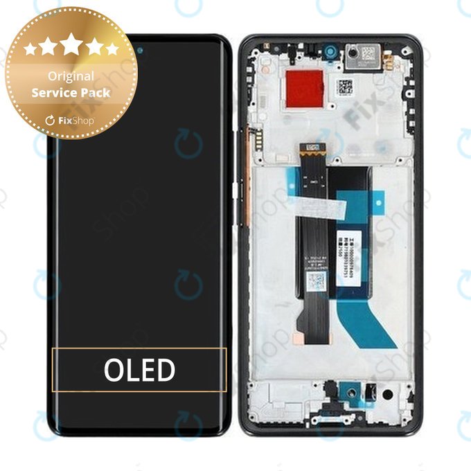 Xiaomi Poco X7 24095PCADG - LCD Displej + Dotykové Sklo + Rám (Black) - 5600010O16P00 Genuine Service Pack