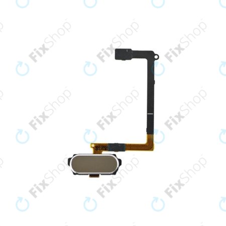 Samsung Galaxy S6 G920F - Tlačítko Domů + Flex Cable (Gold Platinum) - GH96-08166C Genuine Service Pack