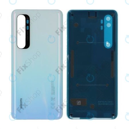 Xiaomi Mi Note 10 Lite - Bateriový Kryt (Glacier White) - 550500006S1L Genuine Service Pack