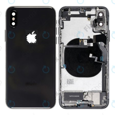 Apple iPhone XS - Zadní Housing s Malými Díly (Space Gray)