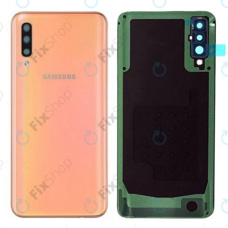 Samsung Galaxy A50 A505F - Bateriový Kryt (Coral) - GH82-19229D Genuine Service Pack