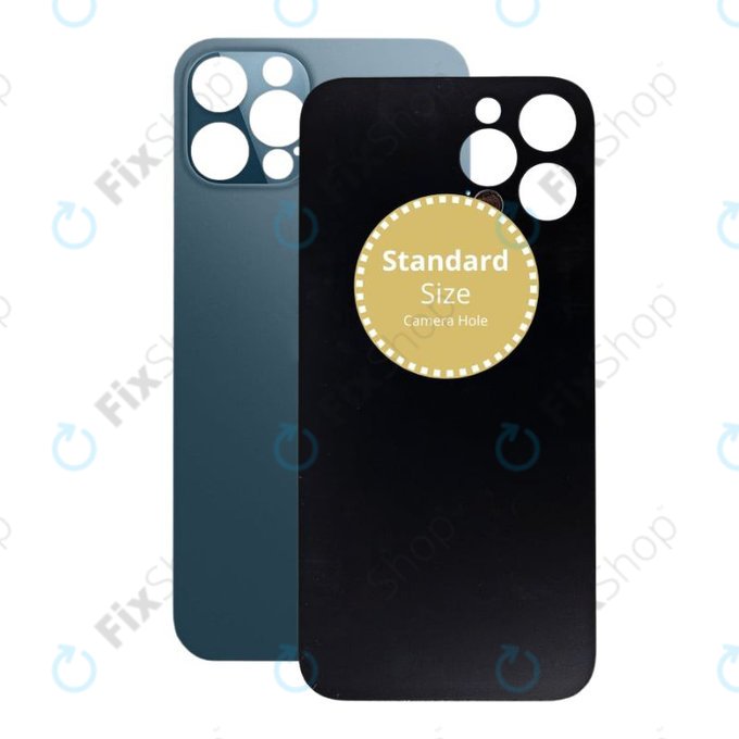 Apple iPhone 12 Pro - Sklo Zadního Housingu (Blue)