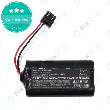 Baterie pro RobZone Duoro Xcontrol 2, BONA18650, 2600mAh, Li-Ion, 14.4V, HQ