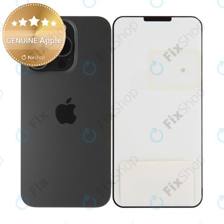 Sklo Zadního Housingu pro iPhone 15 Pro | Black Titanium | 661-35700 | Genuine Apple