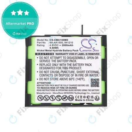 Baterie pro Compex MI-Fitness, 2000mAh, Ni-MH, 4.8V, 941213, HQ