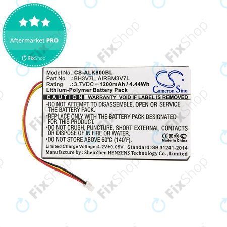 Baterie pro Autec Air A4, A6, A8, 1200mAh, Li-Pol, 3.7V, BH3V7L, AIRBM3V7L, HQ