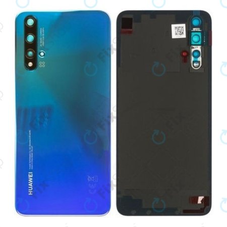 Huawei Nova 5T Yale-L61A - Bateriový Kryt (Crush Blue) - 02353EFP Genuine Service Pack