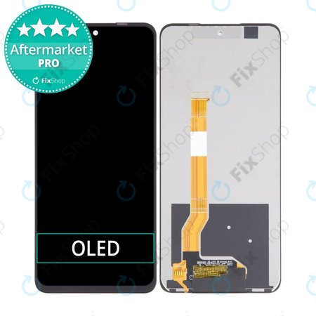 Realme C55 - LCD Displej + Dotykové Sklo (Black) OLED