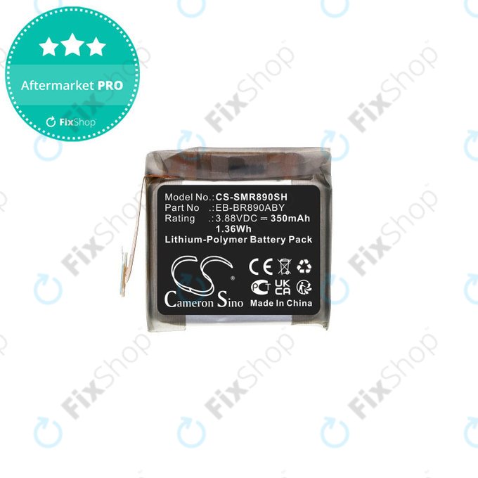 Baterie pro Samsung Galaxy Watch4 Classic 46 mm, 350mAh, Li-Pol, 3.88V, EB-BR890ABY, HQ