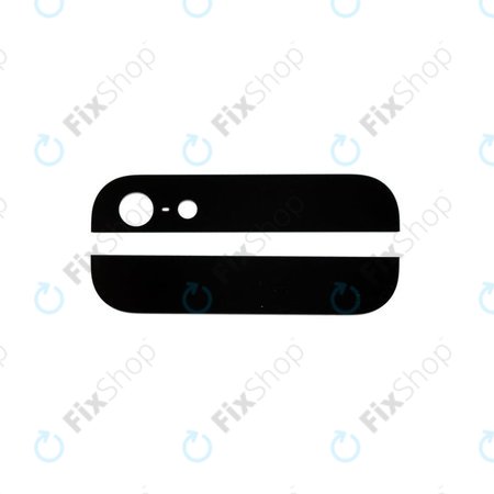 Apple iPhone 5 - Zadní Skleněné Lišty (Black)