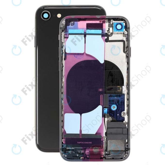 Apple iPhone 8 - Zadní Housing s Malými Díly (Space Gray)