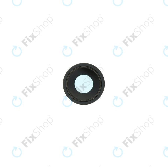 Apple iPhone 15, 15 Plus - Sklíčko Zadní Kamery s Rámem (Black)