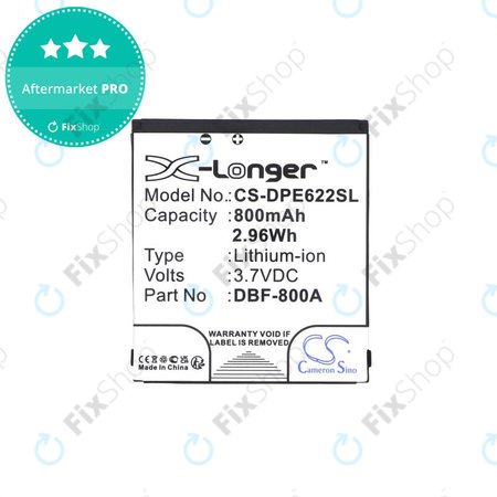 Baterie pro Doro PhoneEasy 2314, 2315, 1360, 520, 800mAh, Li-Ion, 3.7V, DBF-800A, HQ