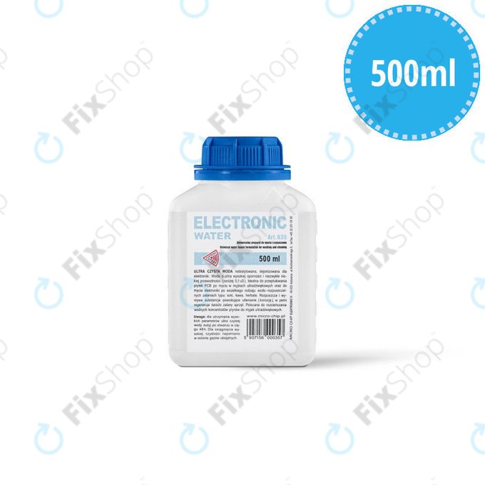 Demineralizovaná voda pro elektroniku, 500 ml