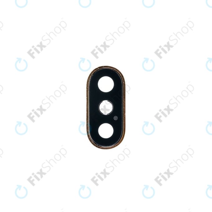 Apple iPhone XS Max - Sklíčko Kamery s Rámem (Gold)