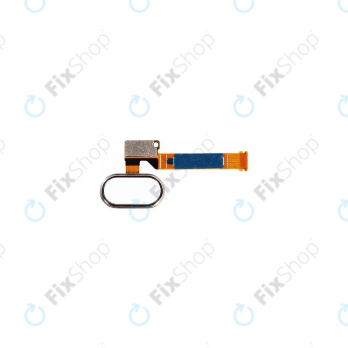 Meizu MX5 - Tlačítko Domů + Flex Cable (White)