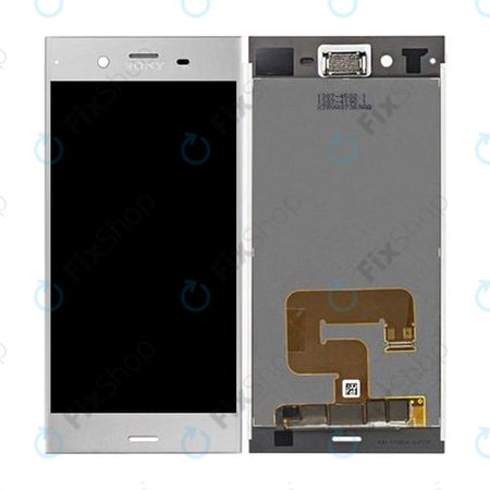 Sony Xperia XZ1 G8341 - LCD Displej + Dotykové sklo (Stříbrná) - 1309-6835