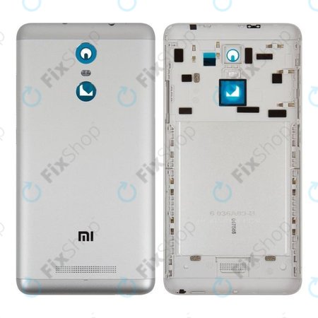 Xiaomi Redmi Note 3 - Bateriový Kryt (Silver)