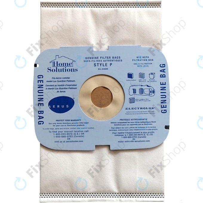 Electrolux, Aerus - Sáček do Vysavače (Style-P)