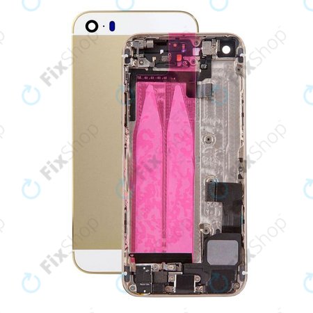 Apple iPhone SE - Zadní Housing s Malými Díly (Gold)