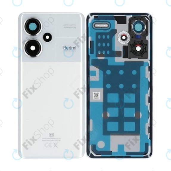 Xiaomi Redmi Note 13 Pro+ 23090RA98C - Bateriový Kryt (Moonlight White) - 560033N16U00 Genuine Service Pack