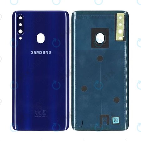 Samsung Galaxy A20s A207F - Bateriový Kryt (Blue) - GH81-19447A Genuine Service Pack