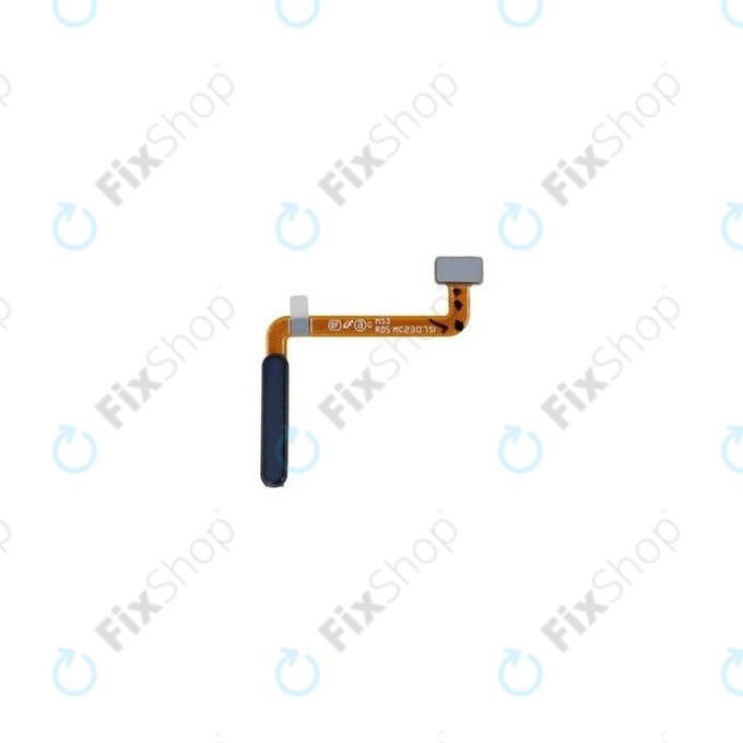 Samsung Galaxy M53 5G M536B - Senzor Otisku Prsta + Flex Kabel (Blue) - GH96-15110A Genuine Service Pack