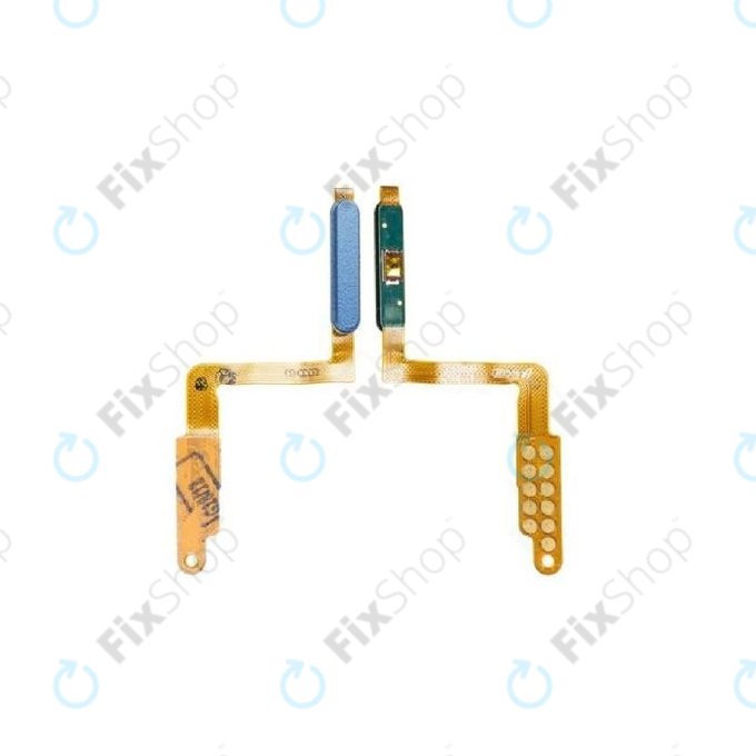 Samsung Galaxy A7 A750F (2018) - Senzor Otisku Prsta + Flex Kabel (Blue) - GH96-12118A Genuine Service Pack