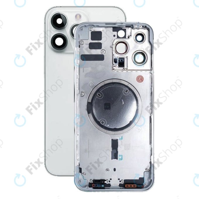 Apple iPhone 14 Pro Max - Zadní Housing (Silver)