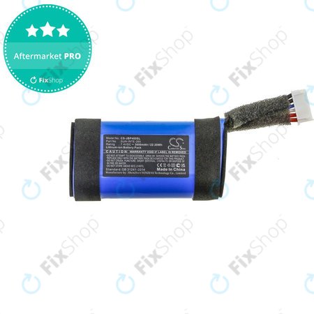 Baterie pro JBL PartyBox On-The-Go, 3000mAh, Li-Ion, 7.4V, SUN-INTE-265, HQ