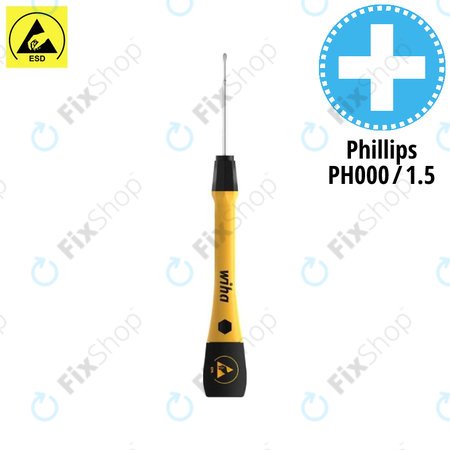 Wiha PicoFinish® ESD 271P - Přesný Šroubovák - Phillips PH000 (1.5mm)