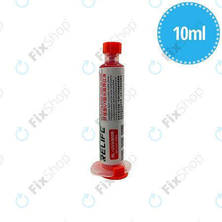 Relife RL-UVH900R - UV Vytvrditelná Pájecí Maska - 10ml (Červená)