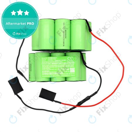 Baterie pro Bosch BBBH 22042, BBH 22042/01, 2000mAh, Ni-MH, 20.4V, VXAS011V20, HQ