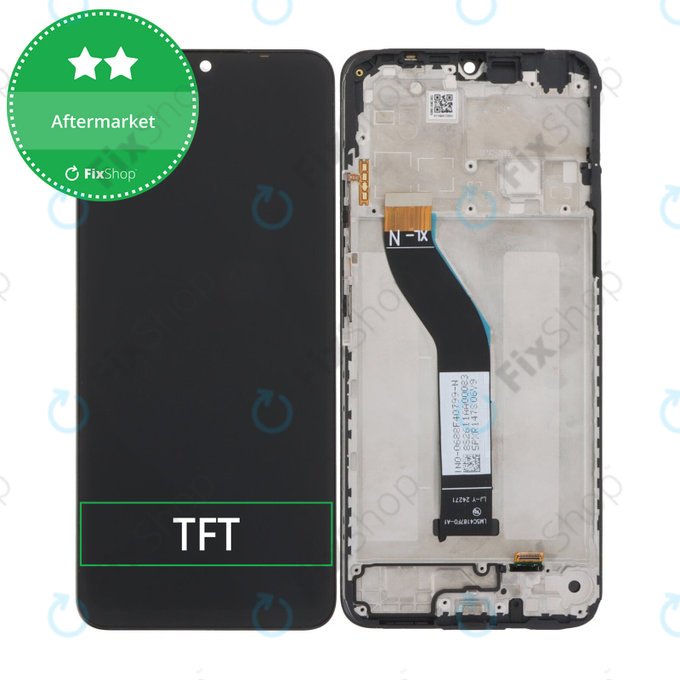 Xiaomi Redmi 14C 4G, Poco C75 - LCD Displej + Dotykové Sklo + Rám (Midnight Black) TFT