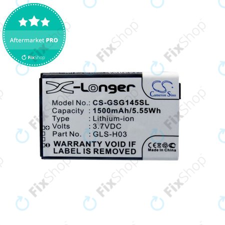 Baterie pro Gigabyte GSmart G1345, 1500mAh, Li-Ion, 3.7V, GLS-H03, HQ