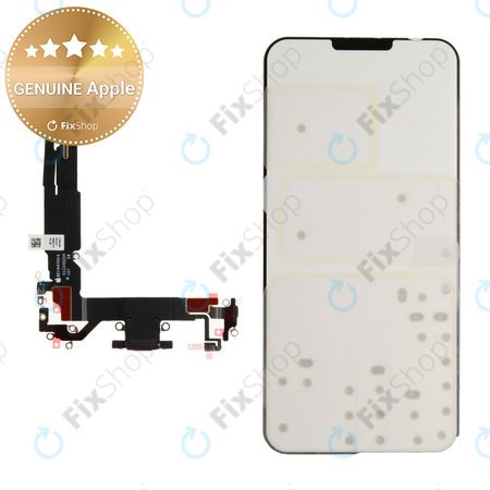 Nabíjecí Konektor + Flex Kabel pro iPhone 16 | Black | 923-11222 | Genuine Apple