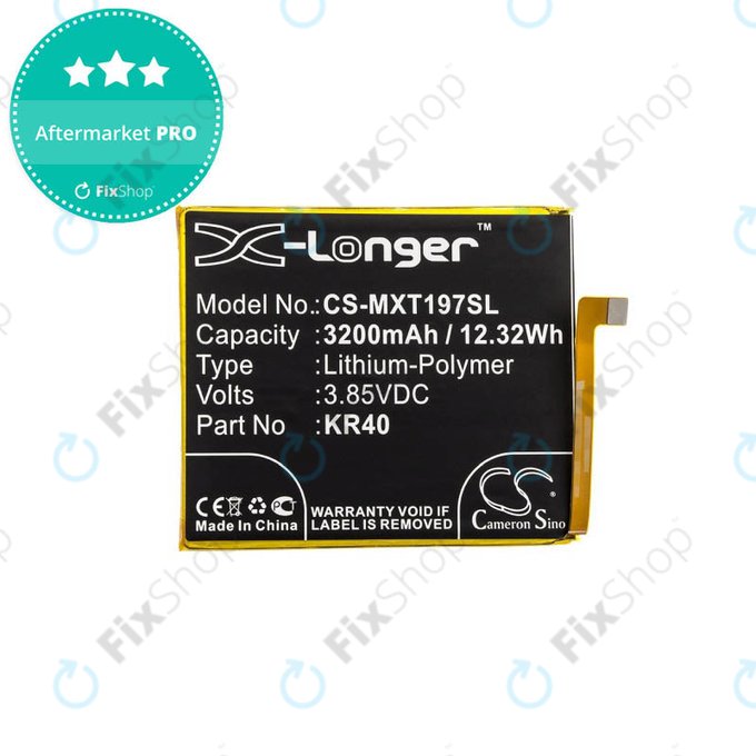 Motorola One Vision - Baterie KR40 3200mAh HQ