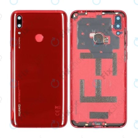 Huawei Y7 (2019) - Bateriový Kryt (Coral Red) - 02352KKL Genuine Service Pack