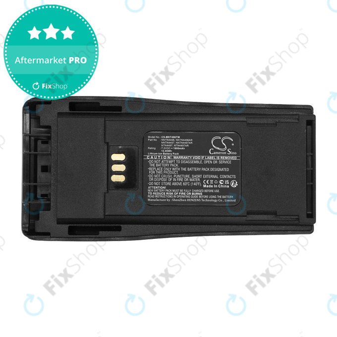 Baterie pro Motorola CP140, 150, 160, 200, DP1400, GP3188, 1800mAh, Li-Ion, 7.2V, NNTN4496, HQ