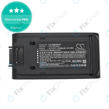 Baterie pro Samsung Bespoke Jet, Bespoke Jet Complete, 2500mAh, Li-Ion, 25.2V, VCA-SBTA95, HQ